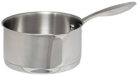 Five - Casserole en Inox haute qualité avec bec verseur D 18 cm Tous feux y compris Induction