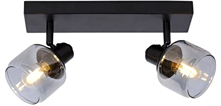 LUCIDE Bjorn - Ceiling Spotlight - 2xE14 - Black