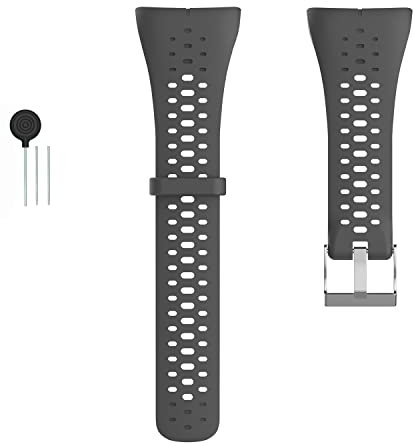 Gheper Ersatz Armband Kompatibel mit Polar M430/M400 GPS Smart Sportuhr Weiches Silikon Armband Uhrenarmband