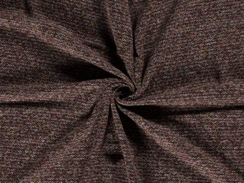 Boucle Tweed Kleiderstoff, einfarbig, Meterware