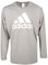 adidas Men's Essentials Long Sleeve T-Shirt, Medium Grey Heather, Medium
