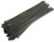 Lot de 50 serre-câbles réutilisables en plastique de qualité supérieure (7,2 mm x 300 mm, gris)