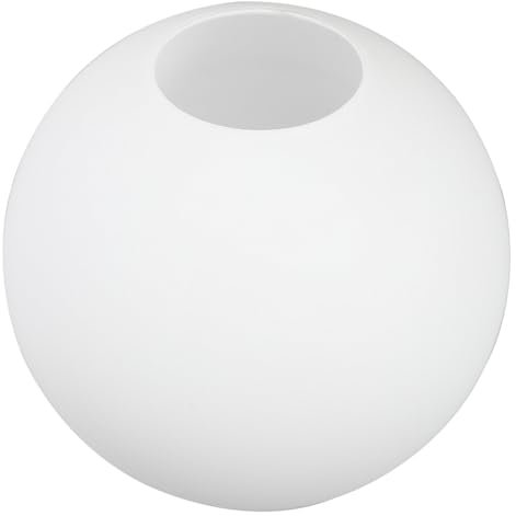 OSALADI Kugelmattierter Lampenschirm Rundes Lampenglas Stehlampenschirm Aus Glas Wandlampe Lampenschirm Austausch Des Pendelleuchtenschirms Laternenlampenschirm Ersetzen Boden Weiß