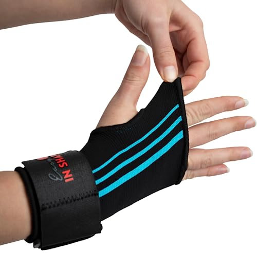 MEDOSAN Handgelenksbandage, elastisch | für Sport & Alltag | schwarz | verschiedene Größen (L/XL)