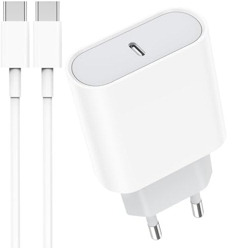 USB C Ladegerät for iPhone 16/16 Pro/16 Pro Max/16 Plus/15, 30W Schnellladegerät mit 2M USB C Ladekabel Schnellladekabel für Pad Pro 12.9, Galaxy S23 S22 S21 Nanaisse