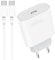 Cargador USB C for iPhone 16/16 Pro/16 Pro Max/16 Plus/15/15 Pro/15 Pro Max/15 Plus Carga Rapida, 30W USBC Enchufe con 2M Cable para Samsung Galaxy S23 S22, Tipo C Adaptador Rapido Cabezal Nanaisse