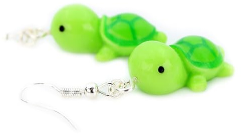 bluebubble TURTLE TIME Dangle Earrings on Gift Card
