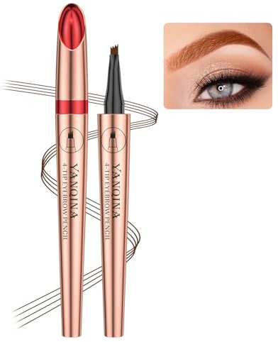 Eyebrow Pencil - Microblading Eyebrow Pen - Waterproof Tattoo Brow Pen With Fork Tip - Long-Lasting Natural Eye Brow Pencils for Women