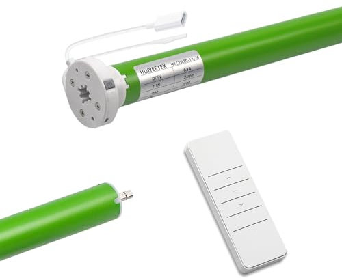 5V USB-C Tubular Motor Blinds Kit Retrofit Motorized Roller Blind with Remote Control, Rechargeable Smart Blinds for Windows