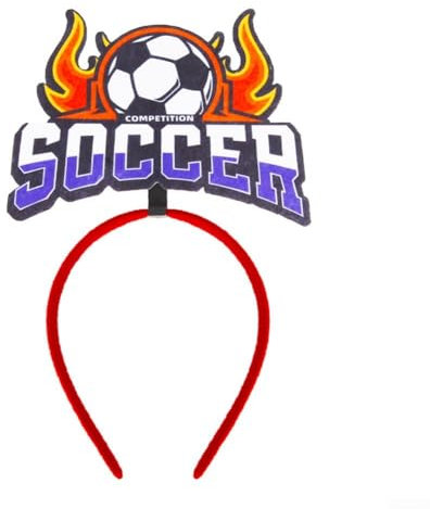 DAZZLEEX European Cup Football Headband Fans Cheering Props Football Theme Party Decoration Supplies For Football Matches, Football Parties(A)