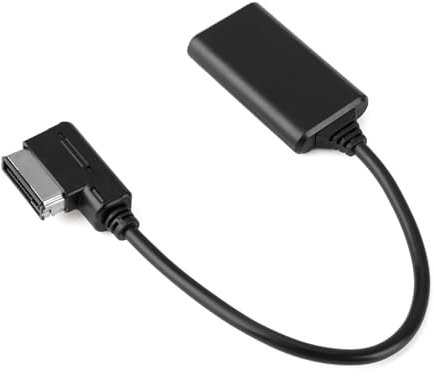 meukcez Bluetooth 5.0 AMI MMI Musikinterface Adapter, Music Interface Aux Empfänger Kompatibel mit MB mit Comand System, Unterstützt B, C, CL, E, S, SL, ML, GL, R, W Klassen W212, W204, Plug & Play