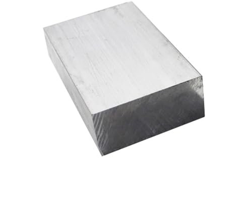 aluminio metal 6061 T6 Placa de bloque de aluminio Bloque de aluminio Longitud cuadrada 500 mm espesor 6 mm plegable decorativo(6x10x500mm 1pc)