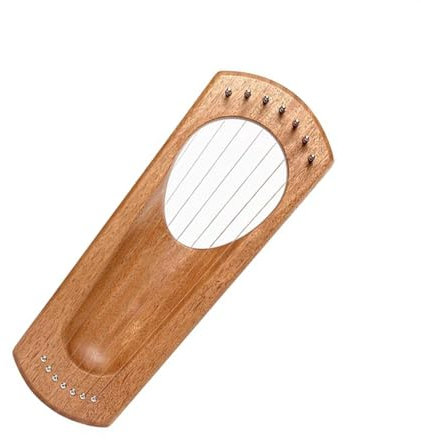 Erwachsene harfe Harfe 7 Saiten Finger Klavier Harfe Kirsche Holz Buche Material Lyra Schlüssel G Saiten Instrument