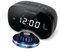 Radio REVEIL Double Alarme Muse M-155-CR - Afficheur Blanc - Radio PLL FM - Double Alarme - Jeu de lumière Soucoupe OVNI LED