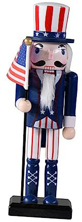 BCOATH Nussknacker Soldat Figur Patriotische Home Doll Dekoration Für Unabhängigkeitstag Party Geschenk