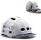 Casque Pliable Plixi pour vélo, Trottinette électrique, gyroroue, Skateboard, Roller, VAE - Norme CE EN1078, même Protection Qu’Un Casque Classique - Volume divisé par 3 (Artic White, S/M (54-58 cm))