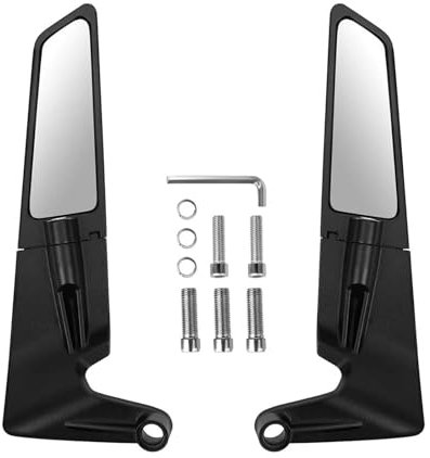 FGRggds Lenkerspiegel Motorrad-Seitenspiegel Mit Blinker Für Aprilia Mana 850 Dorsoduro 1200 750 900 Tuono 125 660 1000 1100 Rückspiegel(002)