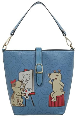 DOGO Damen Bucket Bag Eimertasche, bunt