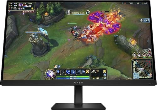 HP OMEN 27 inch QHD 180Hz Gaming Monitor - 27q G2 | HDR 400 | 1ms GTG Response Time with Overdrive | AMD FreeSync™ Technology | Console Compatible | Joypad OSD Button | Integrated Cable Management