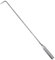 Abaodam Crochet pour Barbecue Tisonnier Extérieur Tisonnier pour Foyer De Foyer Accessoires De Foyer Pince à Feu pour Foyer Tisonnier De Cheminée Pinces à Cheminée Acier Silver