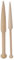 DIY Weaving Tools | Wooden Knitting Needles for Sweaters/Scarves/Tapestry | Beechwood & Schima Superba Sticks | 2 Sizes (16cm & 18cm)