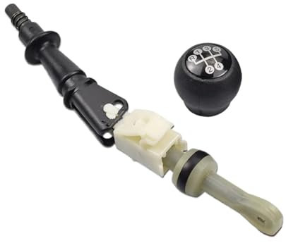 Schaltknauf Für Vauxhall Für Corsa C 2001-2003 2004 2006 Auto MT 5-Gang-Schaltknauf Mit Gamaschen-Boot-Abdeckung Handbremsgehäuse Schaltsack(Hear-Shift Lever)