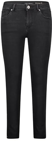 Betty Barclay Damen Basic-Jeans mit Waschung 46, Black Denim