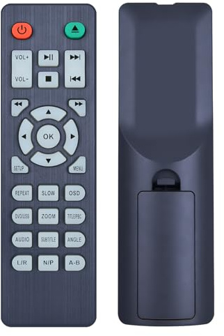 TCNOUMT Neue Ersatz Fernbedienung Kompatibel mit DBPOWE Desobry Mini DVD Player MD117B MD115B