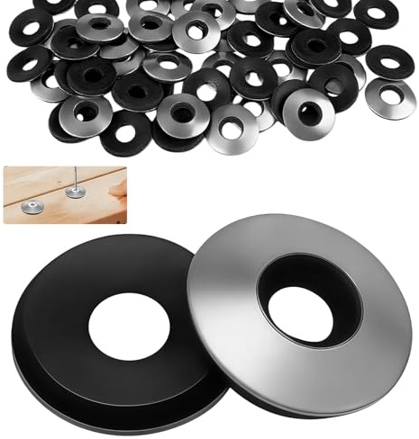 50 Pezzi Rondelle di Tenuta EPDM, Rondelle di Tenuta con Guarnizione EPDM | Rondelles per Viti con Guarnizione in Neoprene, per Edilizia, Industriali, Macchinari Elettrodomestici (M8 x 19 mm)