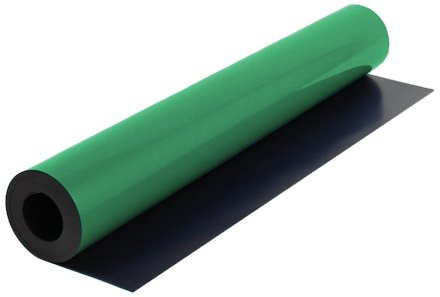 MagFlex® Flexible Matt Green Magnetic Sheet for Creating Magnetic Pictures, Artwork, Signs or Displays - 620mm Wide - 5m Length