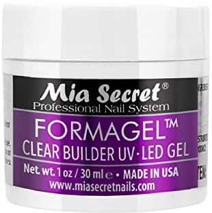 Mia Secret FORMAGEL Clear Builder Gel 1 oz Professional Nail System by Mia Secret