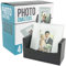 Southern Homewares Foto-Untersetzer, 4 Stück, Holzregal, personalisiertes Foto, Geschenk, Glasbild, Untersetzer, personalisierbar, Hochzeit