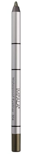 IMPALA | Wasserdichter cremiger Eyeliner Pistaziengrün 304 |Definierter Konturenstrich oder rauchiger Effekt|Dichte und cremige Textur, einfach aufzutragen| lang anhaltende und wasserfeste Farbe