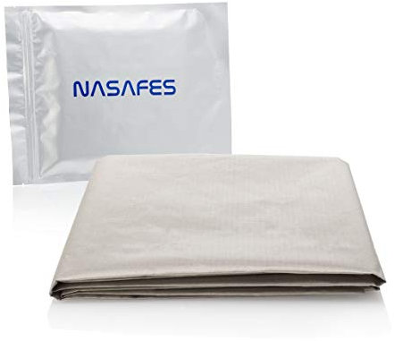 Leitfähiges Gewebe von NASAFES ® - GROß 108 x 92 cm – Faradayscher Käfig herstellen mit diesem Faraday Gewebe