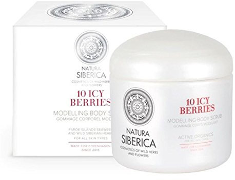 Natura Siberica Exfoliante Corporal Modelador, 10 Bayas del Hielo - 370 ml