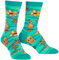 Sock it to me - Damen Socken Tiki Toes - lustige Damen Socken mit Hawaii Girl Palmen Urlaub Gr.37-42 One Size, Größe:Gr. 36-42