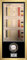 Kwik Picture Framing Ltd Golf Ball Display Case Hole In One Black Mount - Gold Frame