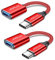 JSAUX USB C auf USB 3.1 Adapter [2 Pack] OTG Typ C Adapter Kabel Kompatibel mit Samsung Galaxy S20 S10 S9 S8 Plus Note 10 A5 2017,Huawei P30 P20 Lite Mate 30 20 Pro,MacBook Pro 2018/2017/Air 2018 Rot