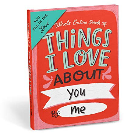 Em & Friends About You Book Fill in The Love Ausfüllbuch Geschenktagebuch, 10,4 x 13,7 cm