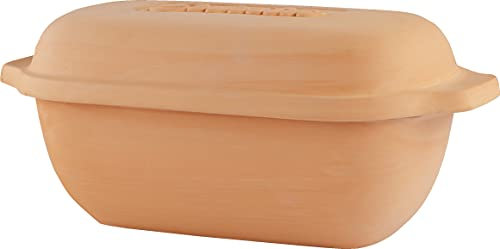 Reston Lloyd Eurita Moule à pain en argile avec couvercle, terre cuite, 2 l