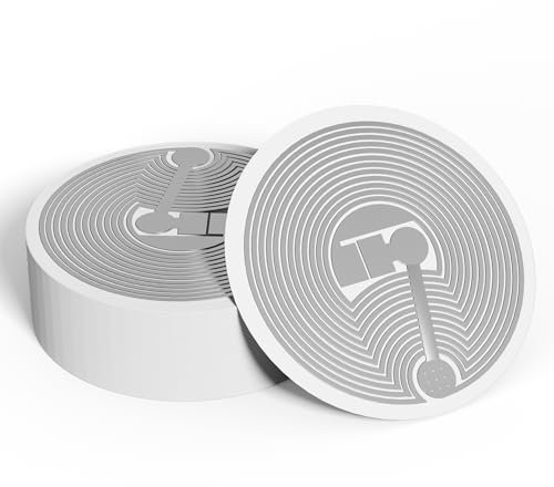 30 Stück NFC Tags Sticker,nfc-tag, NFC 215 Tags klebrig Programmierbarer NTAG215 kleiner Aufkleber 25mm, 504 Bytes Speicher für Android iPhone und alle NFC aktivierten Geräte