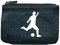Syl'la Joueur Foot Porte Monnaie et cle en Cuir pour Homme Noir Personnalise avec prenom