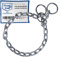 Kettenwürger für Hunde mit Kopfumfang 36-41 cm aus Edelstahl V4A Hundekette mit Zugstop Kettenhalsband kurzgliedrig 4mm dick und 50 cm Gesamtlänge