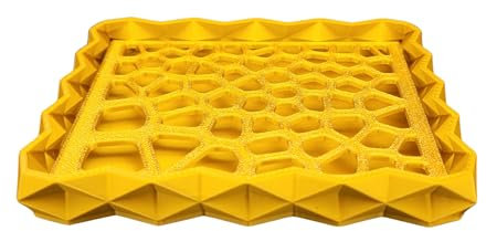 Porte Savon – Écologique en PLA Biosourcé – Fabrication Française - Grille Amovible pour Nettoyage Facile - Idéal pour Douche et Salle de Bain (Or)