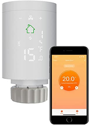 Qiumi WiFi Zigbee3.0 TRV Thermostat Ventil Thermostat Heizkörper Controller Heizung Google-Home Alexa Voice & APP Fernbedienung