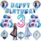 3 Jahre alt Frozen Geburtstagsballon-Set, Frozen Ballon Elsa Prinzessin Ballon Anna Prinzessin Ballon, Gefrorener Ballon Geburtstag Party Dekoration