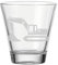 LUXENTU Kinderbecher Trinkglas mit Gravur, 215 ml, Wasserglas Kinderglas mit Baustellen-Motiv & personalisierter Namensgravur für Kinder, Spülmaschinengeeignet, Bagger