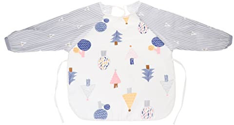 Kisangel 2 Stk Babykittel Kleinkind-lätzchen Baby-lätzchen Lätzchen Für Kleinkinder Langärmliger Kittel Für Kleinkinder Babyschürze Arbeitskleidung Füttern Junge Baumwolle