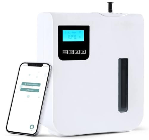 CYTBEK Scent Air Machine for Home, 300ML Scent Diffuser, Bluetooths & Wi-Fi Aromatherapy Diffuser, Automatic Aroma Diffuser Air Purifier for 300 M³ Living Room, Hotel, KTV, Office