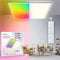 BestLuz LED Deckenlampe Deckenleuchte 42x42 CM 24W RGBW + Neutralweiß 4000K mit Backlight Effekt Fernbedienung LED Panel für Badezimmer Schlafzimmer Wohnzimmer Küche, Ultra Dünn